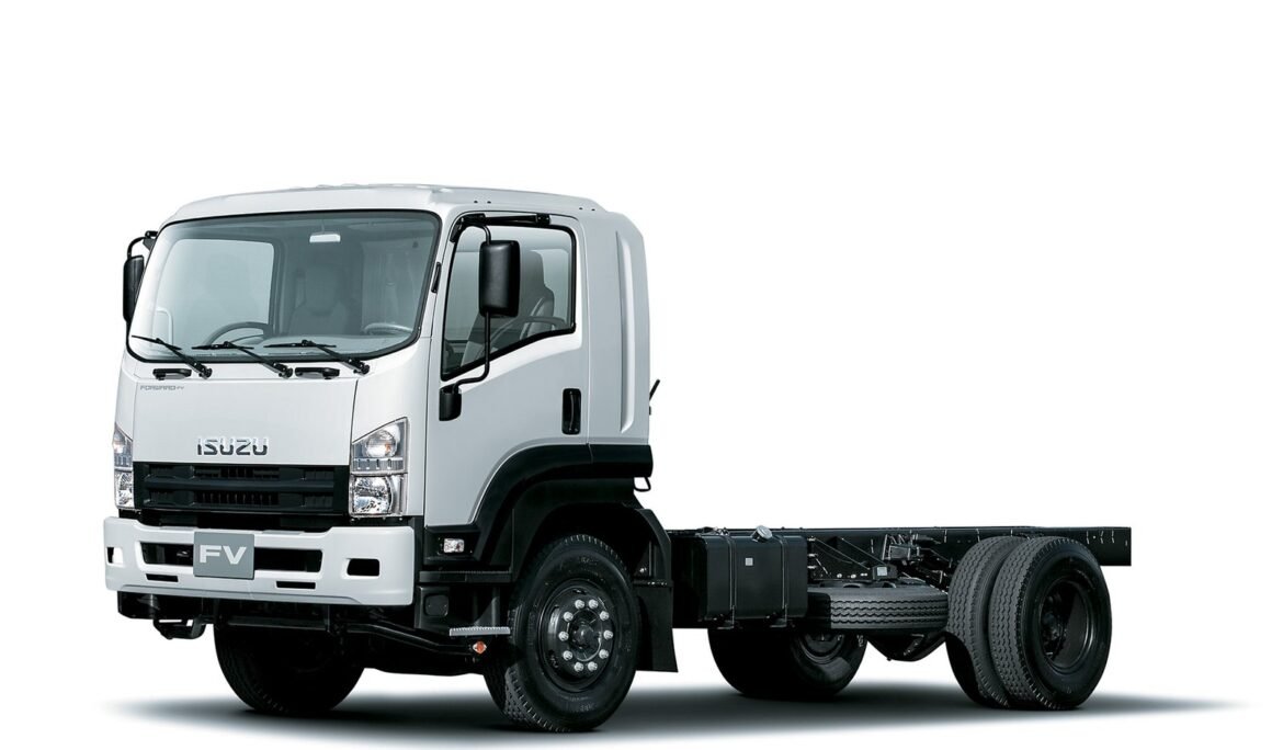 Isuzu FVR Truck 2024 loaded and on the road